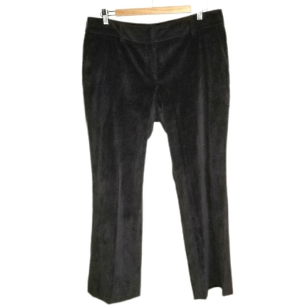 Iris SETLAKWE Greige Stretchy Thin Corduroy Straigth Leg Trouser Pants Size 12